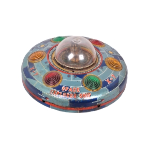 Space Ship Litho Tin Toy - Lalji Handicrafts