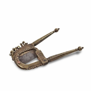 Iron and Brass betel nut cutter