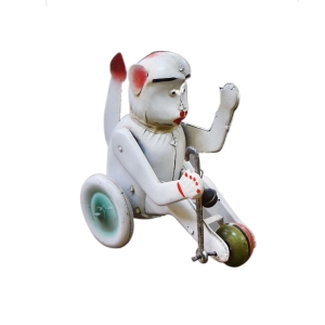 Handpainted Monkey Tin Toy-Lalji Handicrafts