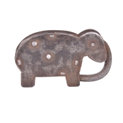 Iron Elephant Shape Padlock - Lalji Handicrafts
