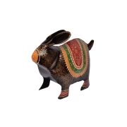 Iron Handpainted Rabbit-Lalji Handicrafts