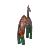 Wooden Metal Camel Figurine- Lalji Handicrafts