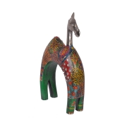 Wooden Metal Camel Figurine- Lalji Handicrafts