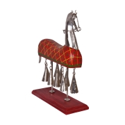Wooden Metal Horse Figurine Bell -Lalji Handicrafts